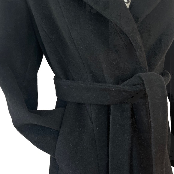 Calvin Klien Wool Silk Blend Peacoat Time Capsule Wardrobe Quiet Luxury SZ P8 - Picture 5 of 9
